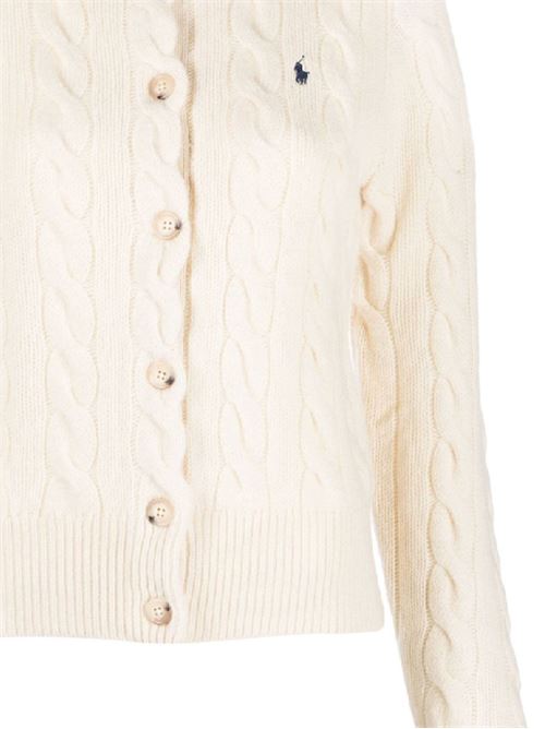 Off-white wool-cashmere knit Polo Ralph Lauren | 211910443003